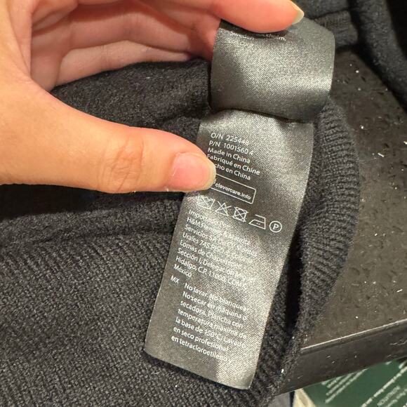 COS Womens Black Wool Bomber Jacket EUC Size Small - Picture 7 of 11